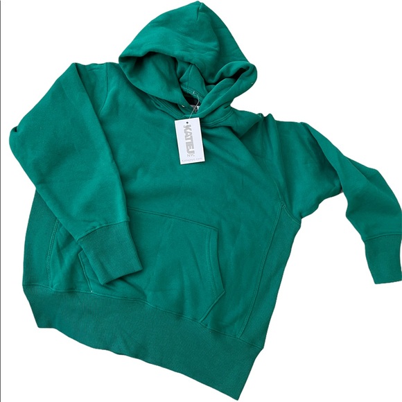 NWT KATIEJNYC TWEEN DYLAN HOODIE | EMERALD GREEN | M - Picture 6 of 6